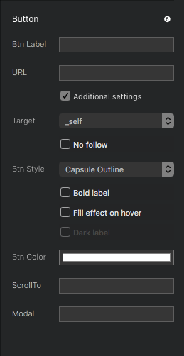 Button Settings - Card Designer for Blocs 