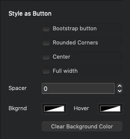 Button style settings for Read More bric